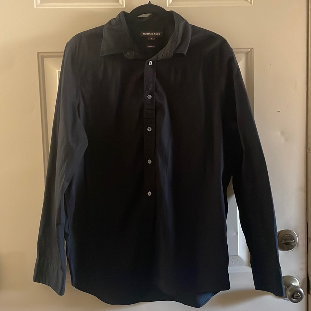 Michael Kors black long sleeves shirt